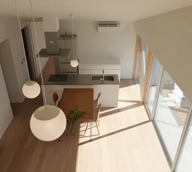 朋友｜斜顶/斜面天花板住宅｜房屋参观｜定制住宅