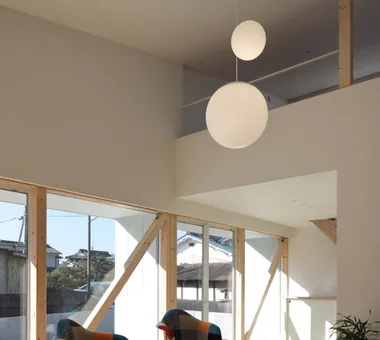 朋友｜斜顶/斜面天花板住宅｜房屋参观｜定制住宅