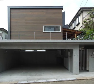 落叶之境｜车库住宅｜定制住宅｜外立面