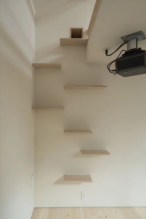 A Residence with Workspace for Living with Cats