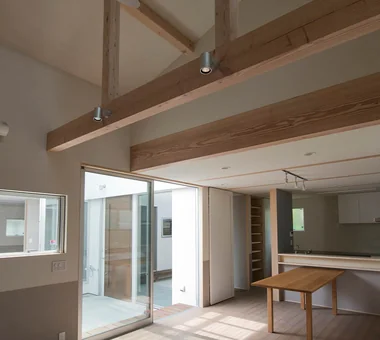 DOG COURTYARD HOUSE｜Custom-built house｜LDK