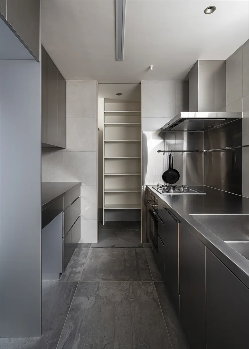 Garage House Featuring a Skip-Floor Design