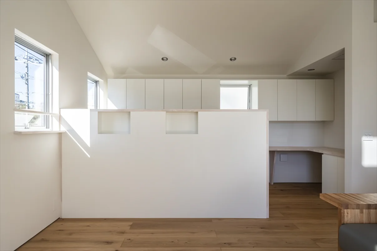 Garage House Featuring a Skip-Floor Design