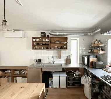吹田の家｜インダストリアルデザインの家｜注文住宅｜キッチン