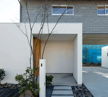 池田の家｜モダンな家｜注文住宅｜アプローチ