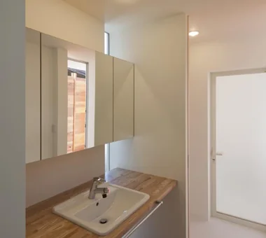 House M in Komae｜Modern Residences｜Lavatory｜Custom-built house
