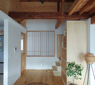 もくかみハコの家｜練馬のジャパンディな戸建てリノベーション｜茶室のある家｜注文住宅｜リビング