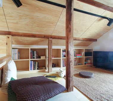 もくかみハコの家｜練馬のジャパンディな戸建てリノベーション｜和モダンな家｜注文住宅｜ロフト