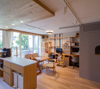 子と猫の家｜文京区のマンションリノベーション｜注文住宅｜LDK