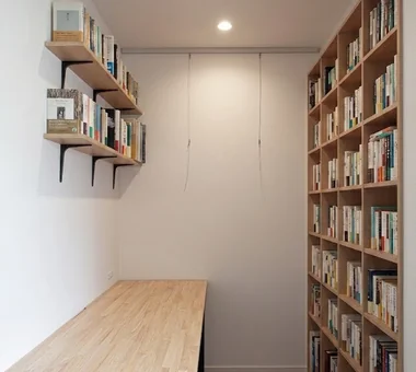 猫と本の家｜マンションリノベーション｜注文住宅｜書斎