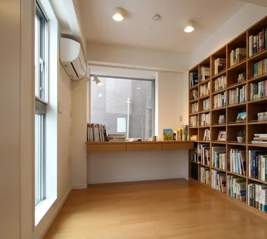 桜と中庭の家｜注文住宅｜書斎