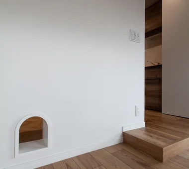 猫と本の家｜マンションリノベーション｜注文住宅｜リビング