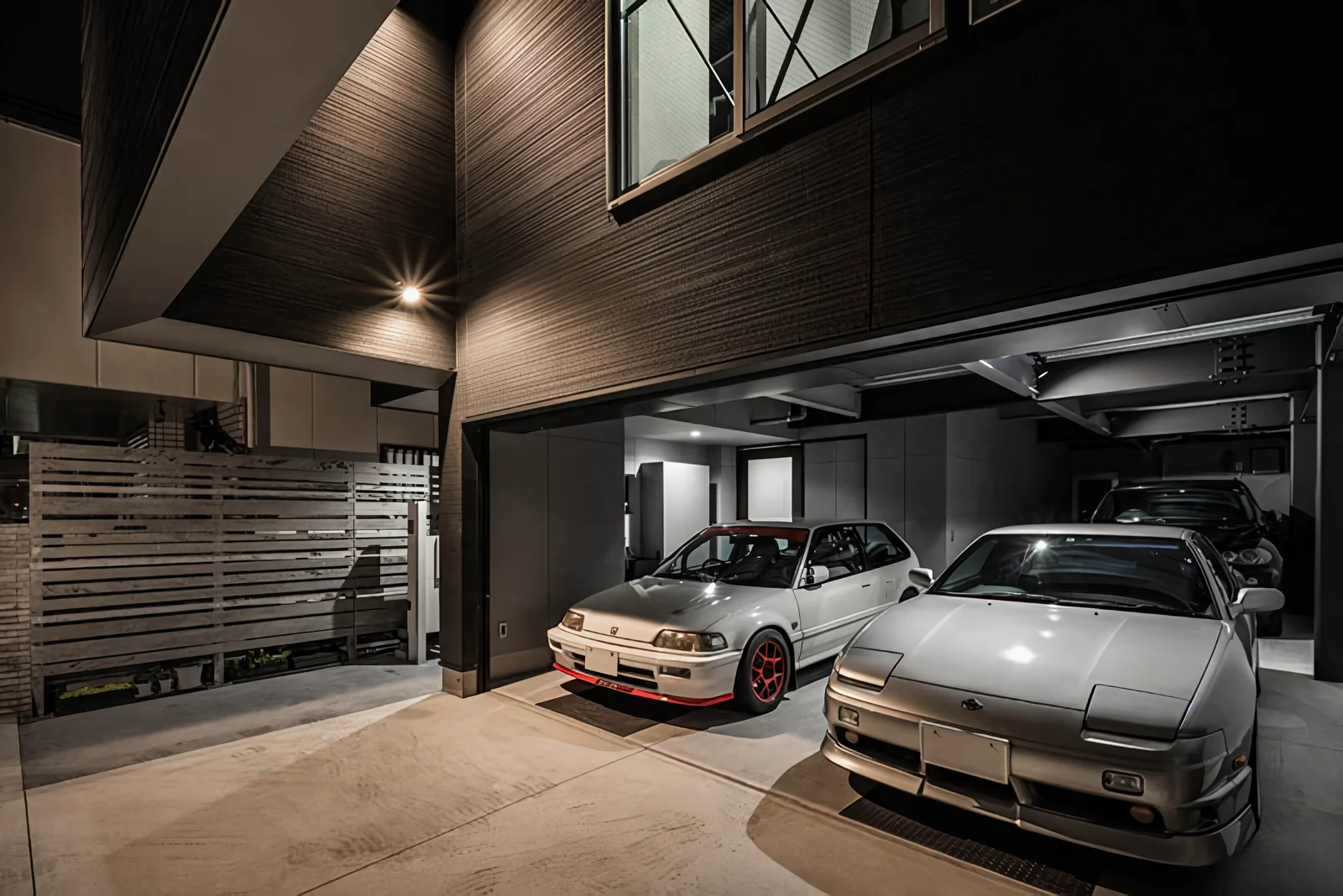 Garage House in Higashi-Osaka