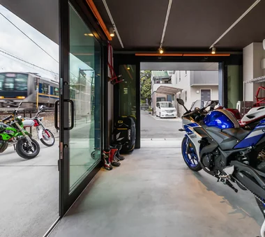 Garage House in Kyotanabe｜Modern Residences｜Room Tour｜Custom-built house