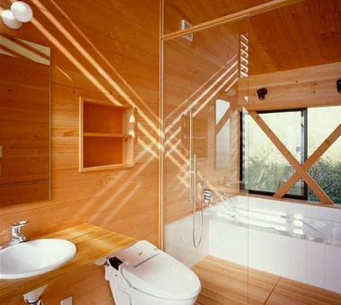 Louver｜Bathroom｜Custom-built house