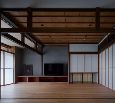 House K/S｜Modern Japanese-Style Residence｜Custom-built house｜Living Room