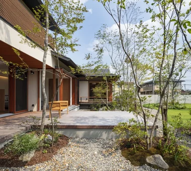 龍ヶ崎の住まい｜庭のある家｜注文住宅｜テラス