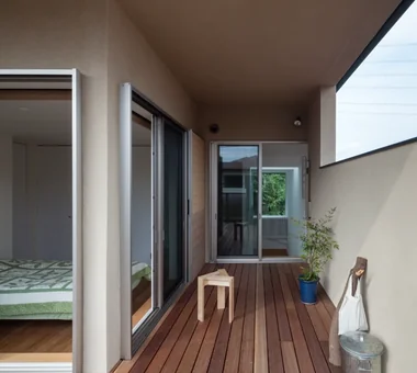 松が崎の住まい｜中庭のある家｜注文住宅｜テラス