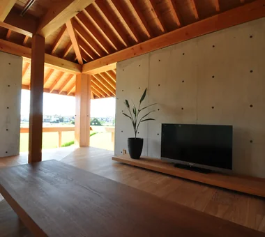 Unuma House｜Modern Japanese-Style Residence｜Custom-built house｜Living Room