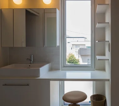 Miyanosawa House｜Sustainable Homes｜Custom-built house｜Lavatory
