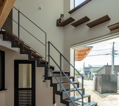 PARALLEL｜Sustainable Homes｜Custom-built house｜Stairs