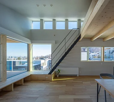 House of the Cityscape｜Custom-built house｜Living Room