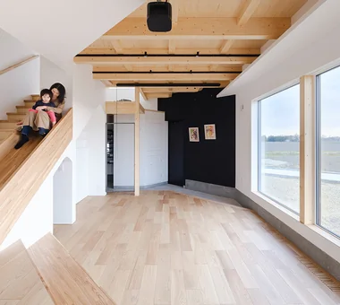 House at the Sky's Edge｜Sustainable Homes｜Custom-built house｜LDK