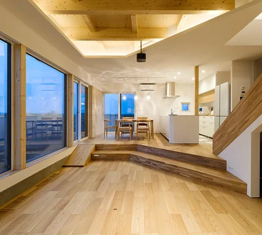 House at the Sky's Edge｜Sustainable Homes｜Custom-built house｜LDK