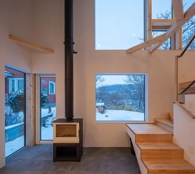House of the North Window｜Homes with Private Gyms｜Custom-built house｜Living Room