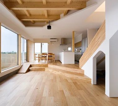 House at the Sky's Edge｜Sustainable Homes｜Custom-built house｜LDK